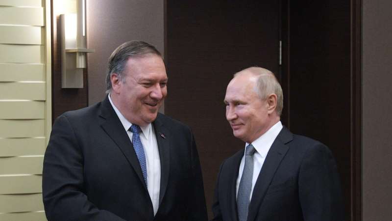 "На пятерки". Заявление Помпео о Путине вызвало недоумение в США