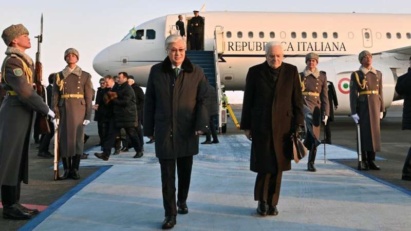 Президент Италии Серджо Маттарелла прибыл в Астану