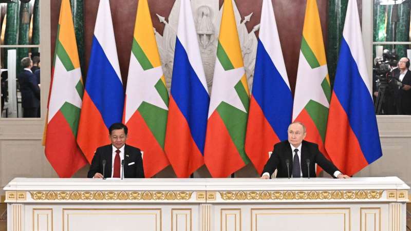 Путин рассказал о сотрудничестве с Мьянмой в области безопасности